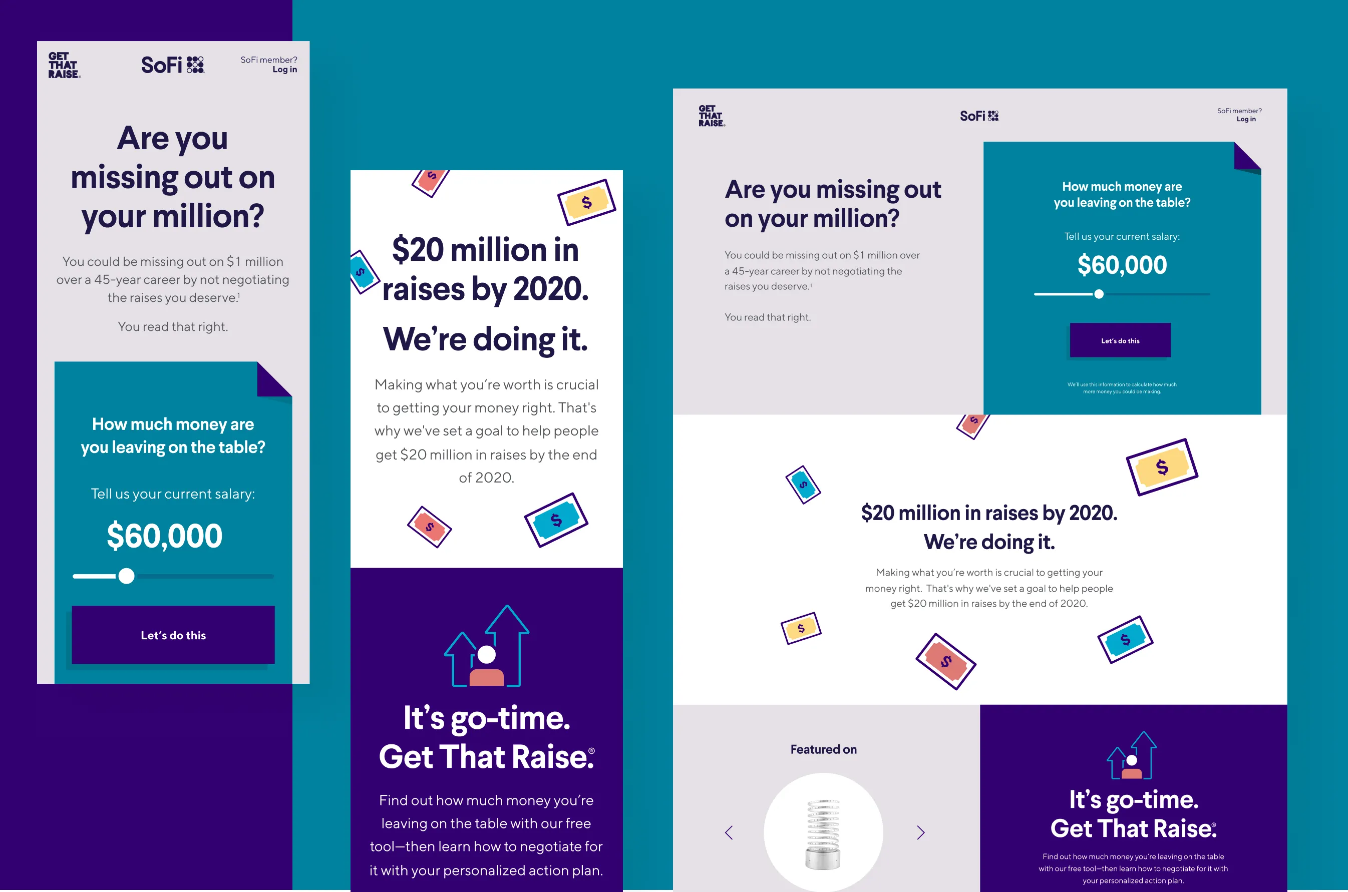 Get That Raise campaign landing page