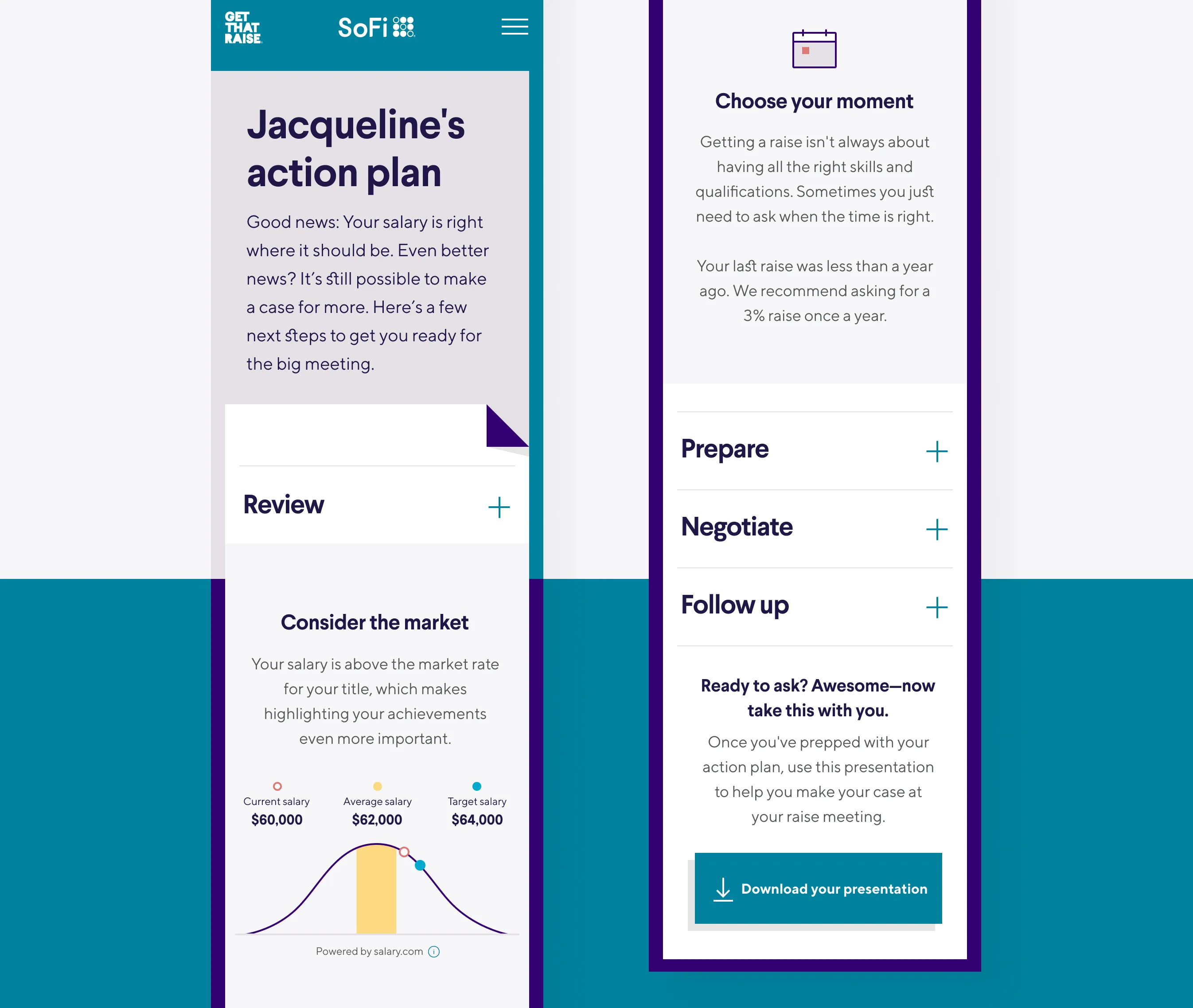 Step-by-step personalized plan for asking for a raise