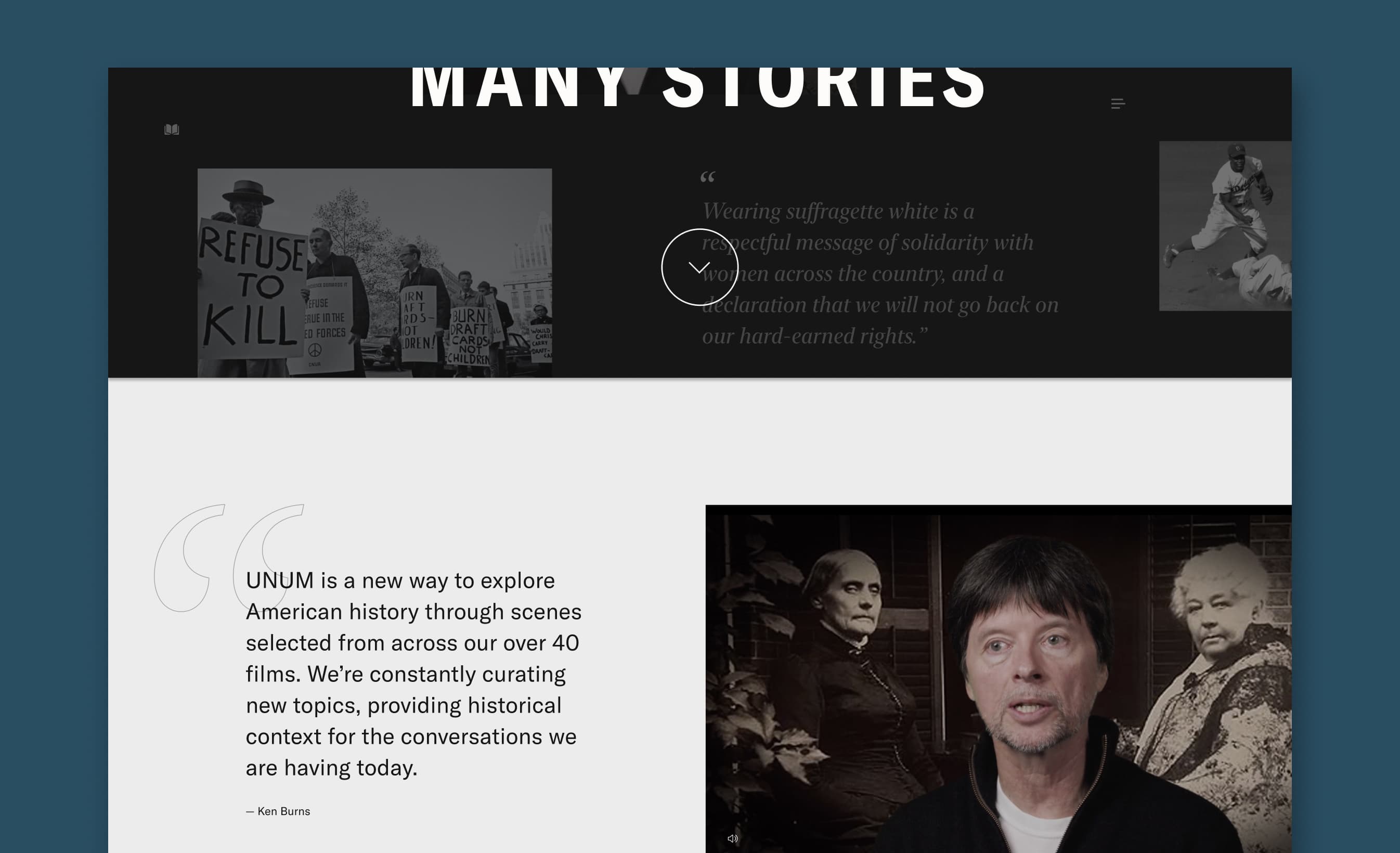 UNUM homepage